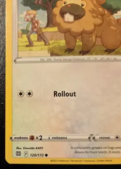 Bidoof 120/172 Common Sword & Shield: Brilliant Stars Pokemon TCG - Image 4