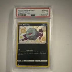 Pokemon 2021 Koffing SV076/SV122 Shining Fates Shiny Vault Holo PSA 10 - Image 1