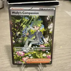 Pokemon TCG Wally's Compassion Sir Trainer 186/132 Secret Rare Nm 10 Potential - Image 1