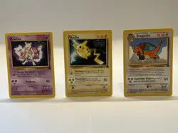 Pokemon TCG Kids WB The First Pokemon Movie Promo Lot Mewtwo Pikachu Dragonite - Image 1