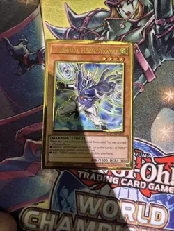 (EY) Elemental HERO Stratos MAGO-EN004 Maximum Gold 1st Edition LP - Image 1