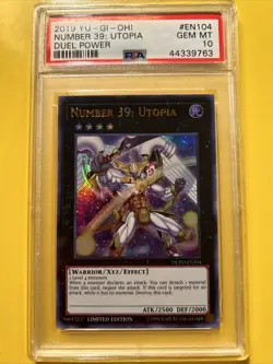 YuGiOh NUMBER 39: UTOPIA DUPO-EN104🔥PSA 10 GEM🔥LIMITED EDITION-2019 ULTRA RARE - Image 1