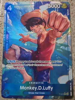 One Piece Monkey D Luffy P-055 Premium Booster The Best Vol. 1 PRB-01 English - Image 2