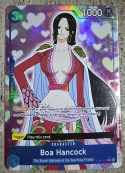 One Piece Boa Hancock Alt Art C Premium Booster Best Vol. 1 PRB-01 English - Image 1