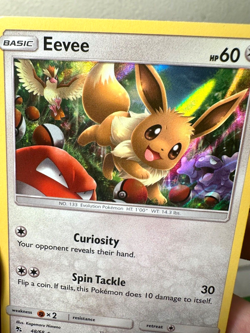 Eevee 48/68 - Hidden Fates - Pokemon TCG - Holo Rare - NM - Image 1