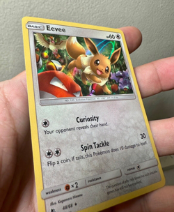 Eevee 48/68 - Hidden Fates - Pokemon TCG - Holo Rare - NM - Image 4