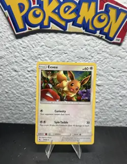 Pokemon TCG Eevee 48/68 Holo Hidden Fates Near Mint Card - Image 1