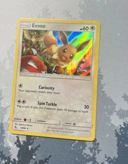 Pokemon TCG Eevee 48/68 Holo Hidden Fates Near Mint Card - Image 3