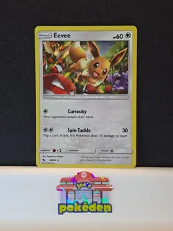 Eevee 48/68 Hidden Fates Holo Rare Pokemon TCG NM - Image 1