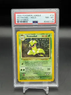 1999 Pokemon Jungle #14 Victreebell Holo No Symbol PSA 8 WC - Image 1