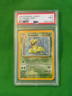 1999 Pokemon Jungle Victreebel Holo (No Symbol #14) – PSA 9 MINT - Rare! 🔥🪷 - Image 1