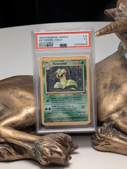 1999 Pokemon Jungle Unlimited Holo Victreebel PSA 5 No Symbol Error - Image 1