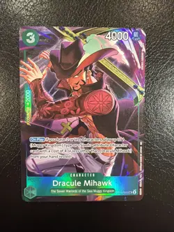 Dracule Mihawk (Illustration Box Vol.4) ST12-003 One Piece Promotion Cards Foil - Image 1