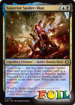 Superior Spider-Man 0155 MTG Marvel's Spider-Man Rare NP Foil - Image 1