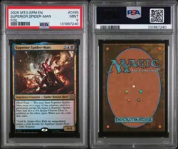 2025 MTG Spider-Man FOIL Superior Spider-Man R #0155 Dr Octopus - PSA 9 MINT - Image 3