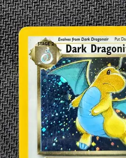 Dark Dragonite 5/82 Team Rocket 2000 Holo Rare WOTC Pokemon Card TCG - Image 3