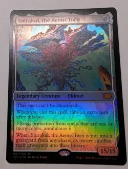 MTG Emrakul, the Aeons Torn (1/686) Double Masters 2022 NM FOIL - Image 1