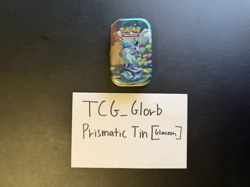 Pokemon TCG Scarlet & Violet Prismatic Evolutions Mini Tin Sealed [Glaceon] - Image 1