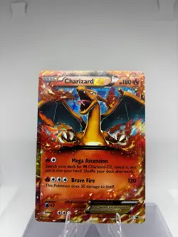 Pokemon TCG Charizard EX XY17 Holo Ultra Rare Black Star Promo Card - Image 1