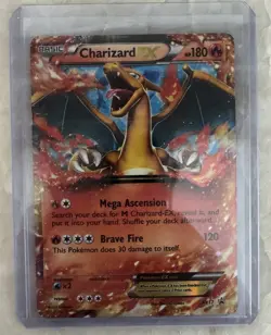 Pokemon TCG Charizard EX XY17 Holo Ultra Rare Black Star Promo Card - Image 1