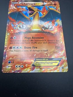 Pokemon TCG Charizard EX XY17 Holo Ultra Rare Black Star Promo Card - Image 2