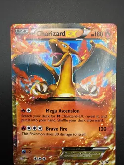 Pokemon TCG Charizard EX XY17 Holo Ultra Rare Black Star Promo Card - Image 3