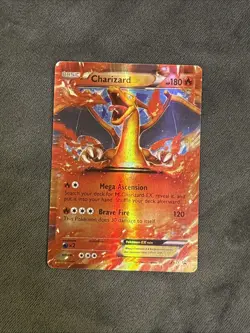 Pokemon TCG Charizard EX XY17 Holo Ultra Rare Black Star Promo Card - Image 1
