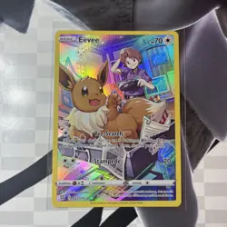 Pokemon TCG Eevee TG11/TG30 Brilliant Stars Trainer Gallery NEAR MINT - Image 1