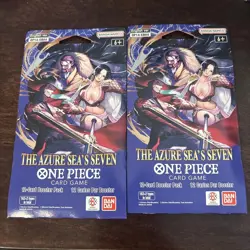NEW One Piece TCG: The Azure Sea's Seven Sleeved Booster PACK OP-14 English - Image 2
