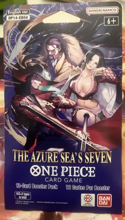 One Piece TCG: The Azure Sea's Seven Sleeved Booster OP-14 English, Fast Ship! - Image 1