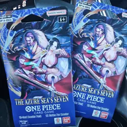 One Piece TCG: The Azure Sea's Seven Lot Of ×2 Sleeved Boosters OP-14 English. - Image 1