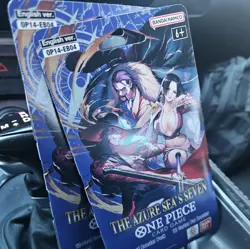 One Piece TCG: The Azure Sea's Seven Lot Of ×2 Sleeved Boosters OP-14 English. - Image 2
