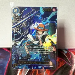 ONE PIECE Japanese Portgas D. Ace (SP Alt Art) EB02-028 R Carrying on His Will - Image 1