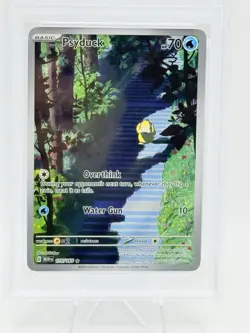 Pokemon TCG Psyduck Scarlet Violet-151 Holo Illustration Card 175/165 Rare PSA 9 - Image 2