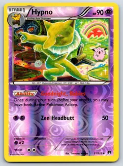 Hypno Reverse Holo XY BREAKpoint 51/122 Tomokazu Komiya Pokemon Card LP - Image 1