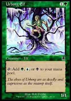 Urborg Elf -Foil Medium Play MTG Apocalypse - Image 1