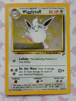 Wigglytuff 19/130 Base Set 2 Holo Rare Pokemon Card - Image 1