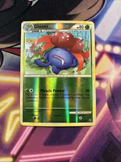 Gloom 27/90 2010 Undaunted Set Pokemon Card Reverse Holo Uncommon - VLP - Image 1