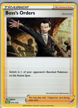 Boss's Orders (CLB) 019/034 Trading Card Game Classic - Pokemon Card - NM - Image 1