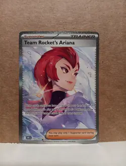 Team Rocket’s Ariana 237/182 SIR Destined Rivals Pokemon TCG Cards - Image 1