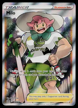 Pokemon Card - Milo Rebel Clash 190/192 Ultra Rare - Image 1