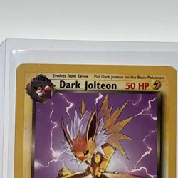 Pokemon TCG 1st Edition Eevee, Dark Flareon & Dark Jolteon Three (3) Card Lot! - Image 5
