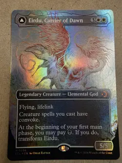 Eirdu, Carrier of Dawn - Foil (Borderless) Lorwyn Eclipsed - Mtg - Image 1