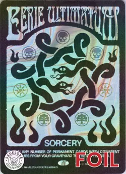 MTG Eerie Ultimatum (Halo Foil) (5) | NM Foil | Secret Lair Countdown Kit {SLC} - Image 1