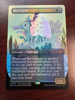 🌈 Risen Reef (Borderless FOIL) - MTG Special Guests SPG - NM/M - Image 1