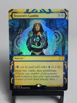 Magic the Gathering - Strixhaven: Mystical Archives - Tezzeret's Gambit - FOIL - Image 1