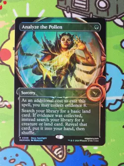 Analyze the Pollen (Showcase) Foil Murders at Karlov Manor Magic MTG MKM - Image 1