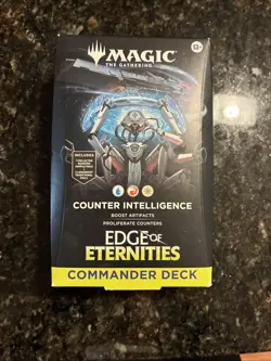MTG: Edge of Eternities - Commander Deck - Counter Intelligence New Sealed - Image 1