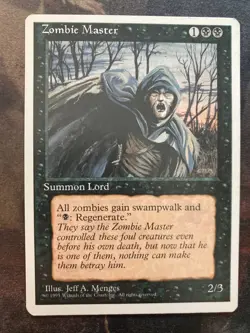 *** 4TH EDITION Zombie Master - EX-NM *** DUTY FREE MtG Magic - Image 1
