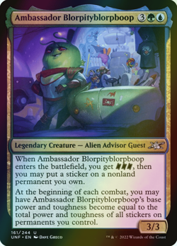 MTG Ambassador Blorpityblorpboop Foil ** Unfinity ** English (NM) - Image 1